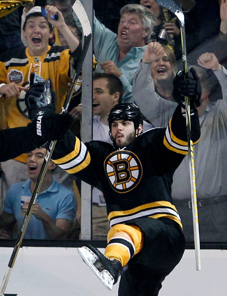 Boston Bruins forward Nathan Horton, who had two game-winning goals in Game 7 situations last year, will miss the 2012 Stanley Cup playoffs due to a concussion.