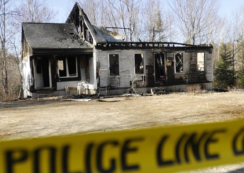 An unoccupied home on Great Falls Road was heavily damaged by one of the five suspicious fires in northwestern Gorham since March 27. Four of the fires have been confirmed as arson.