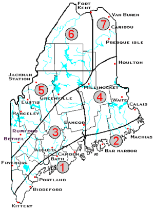 This is the current Predicted Class Day & Fire Danger reported by the Maine Forest Service for Monday, April 16, 2012: Zone Seven: High, Class 3 Zone Six: High, Class 3 Zone Five: High, Class 3 Zone Four: High, Class 3 Zone Three: Very High, Class 4 Zone Two: High, Class 3 Zone One: High, Class 3
