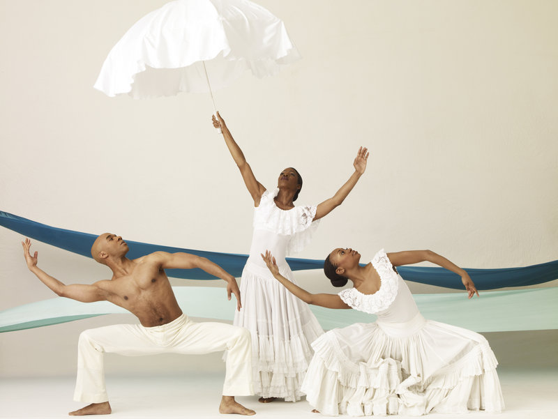 Dancers from Alvin Ailey American Dance Theater, which performs April 24 at the Merrill Auditorium in Portland.