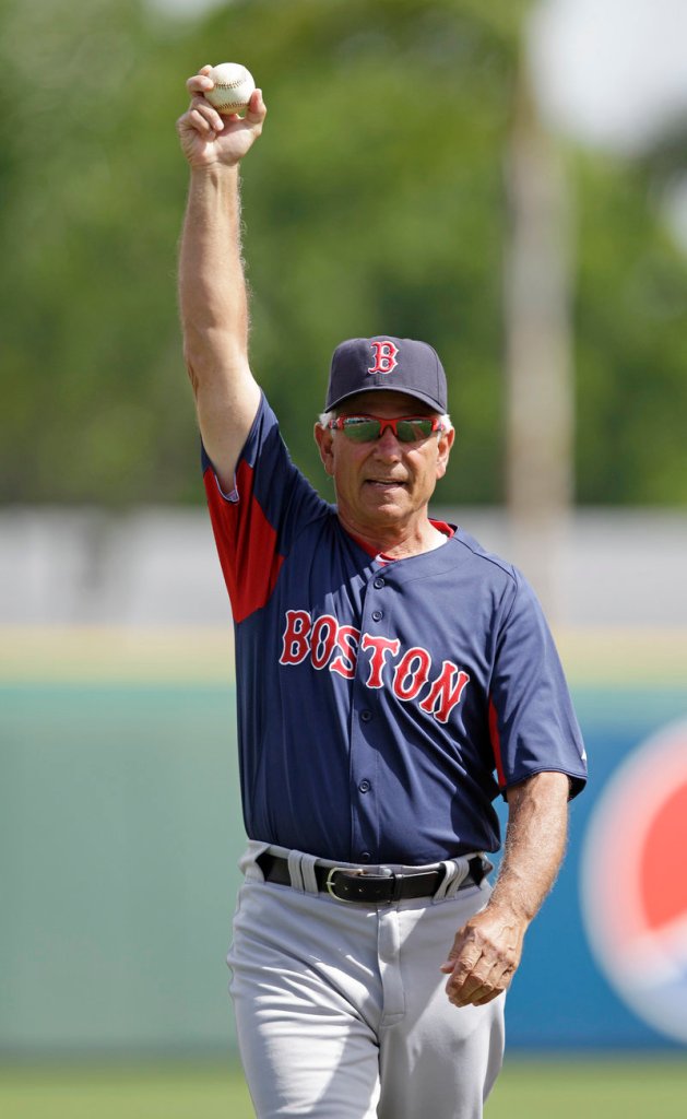 Bobby Valentine, who replaced Terry Francona as manager after last season’s collapse, has expectations that the Red Sox can reach high places this year.