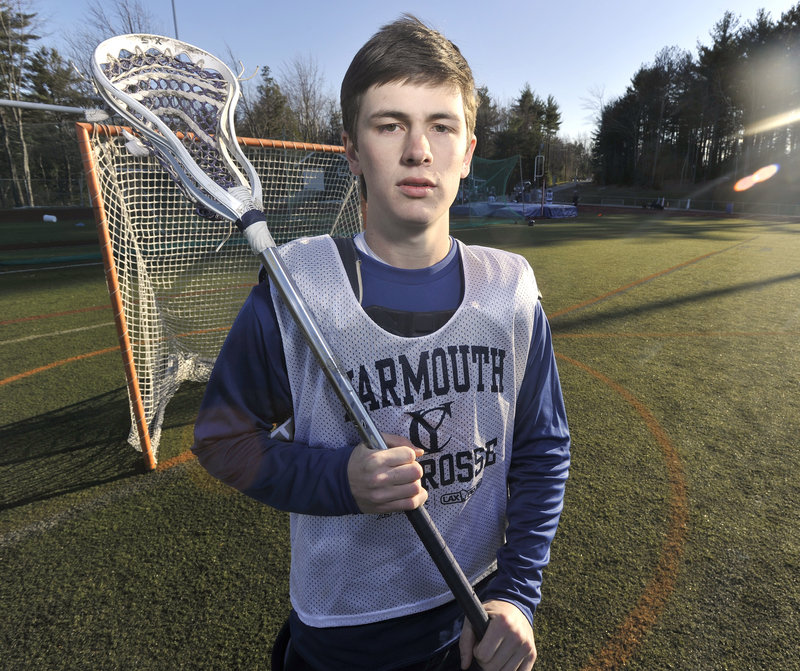 It’s spring and that means lacrosse for Sam Torres of Yarmouth, who also has been a key player on the championship soccer and basketball teams for the Clippers.
