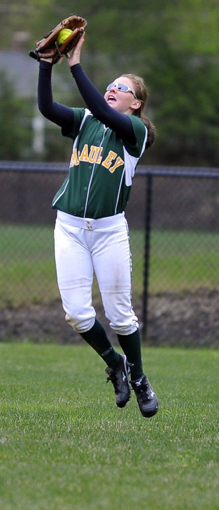 Shelby Bryant, a senior at McAuley, is a center fielder to fear. She threw out three runners last year, plus hit .526.