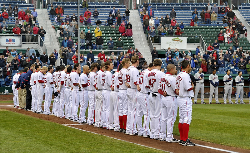 Baseball and the Portland Sea Dogs returned Thursday night to Hadlock Field, with an announced crowd of 5,227 welcoming them and joining in for the national anthem as the teams lined up on the baselines. Then came the game and Portland lost again, 5-1 to Binghamton.