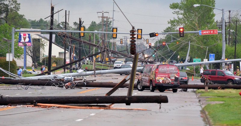 Severe weather struck early this weekend in Oklahoma when a tornado knocked down power lines in Norman on Friday. Forecasters were predicting that the worst was yet to come.