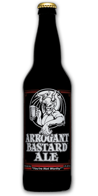 Arrogant Bastard is good, but not quite as good as it claims.