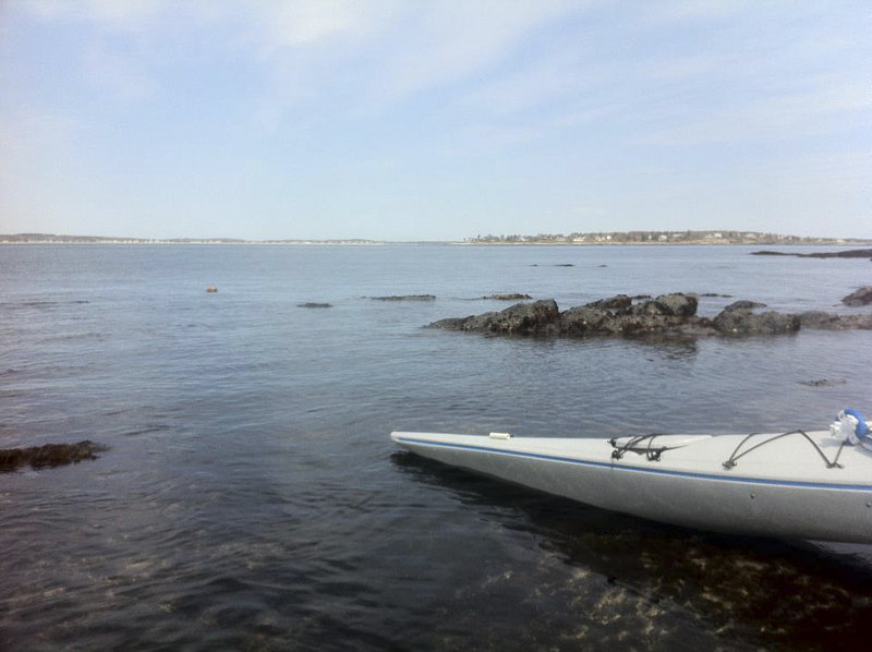 Friends say this photo from Bluff Island, with the caption “Another day, another paddle,” was included among the last online postings made by Steven Langlais, who kayaked out of Scarborough on Saturday. A short time later, Langlais was dead, just a day after his 51st birthday.