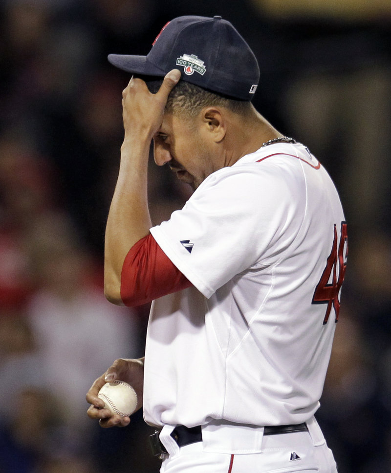 Franklin Morales was no relief for the Red Sox, allowing three runs in the eighth inning of Boston’s 6-3 loss to Texas on Wednesday night at Fenway Park.