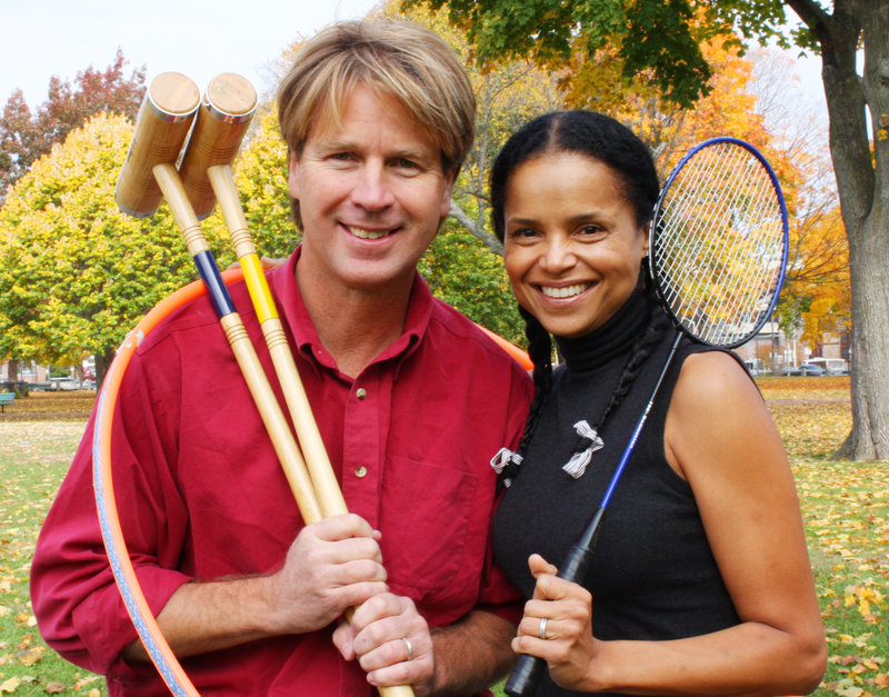 Paul Tukey and Victoria Rowell have co-written "Tag, Toss & Run: 40 Classic Lawn Games." "For me, writing this book is part nostalgia and part urgency," Tokey said.