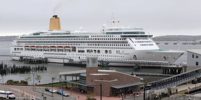 Ships like the Sea Princess, shown above at the Maine State Pier, have helped generate millions of dollars for the Greater Portland economy over the years.