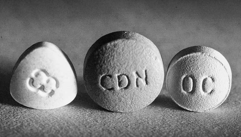 Prescription painkillers Dilaudid, left, and OxyContin, center and right. Many people who use such medications are suffering from severe pain and are not addicts or drug seekers, a reader writes.
