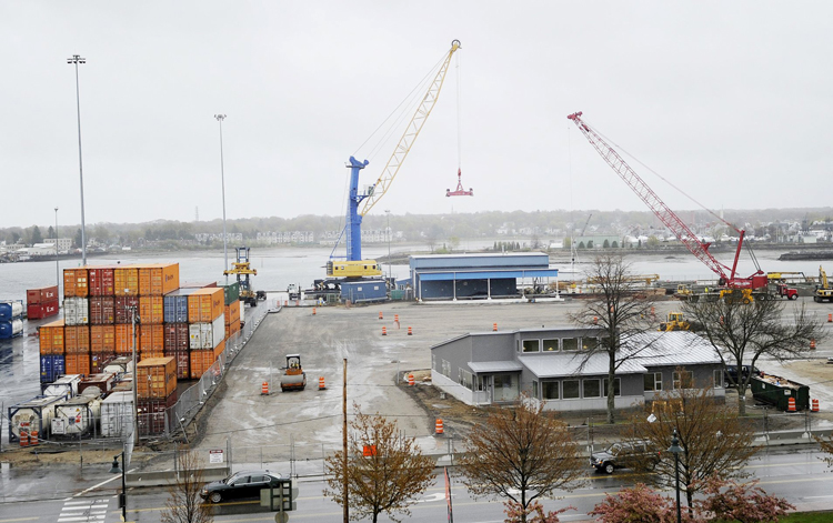 Shaw Brothers Construction of Gorham submitted a low bid of $8.6 million on s project to expand the International Marine Terminal in Portland and  connect it with existing rail lines. 