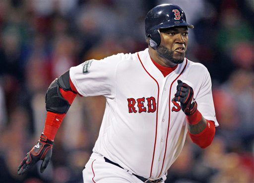 Boston Red Sox designated hitter David Ortiz.