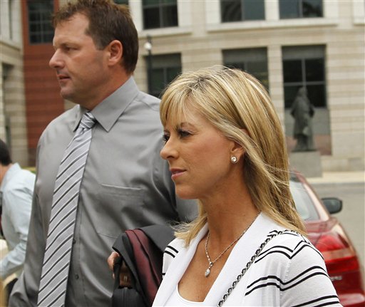 Former Major League Baseball pitcher Roger Clemens, and his wife Debbie Clemens arrive at federal court in Washington in this July 6, 2011, photo.