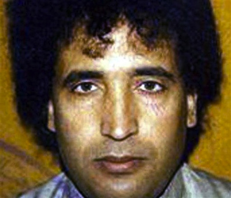 This undated file photo, issued by the British Crown Office, shows Abdel Baset al-Megrahi. A son says Al-Megrahi, the former Libyan intelligence officer who was the only person ever convicted in the 1988 bombing of a PanAm flight over Scotland that killed 270 people, has died in Tripoli, Libya. Al-Megrahi suffered from prostate cancer. His death was announced Sunday, May 20, 2012, by his son Khaled. (AP Photo/Crown Copyright, File)