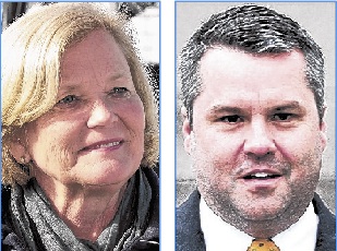 1st District candidates Rep. Chellie Pingree and Jon Courtney
