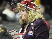 Barbara Harvey from Portland at the GOP State Convention at the Augusta Civic Center on Saturday, May 5, 2012.