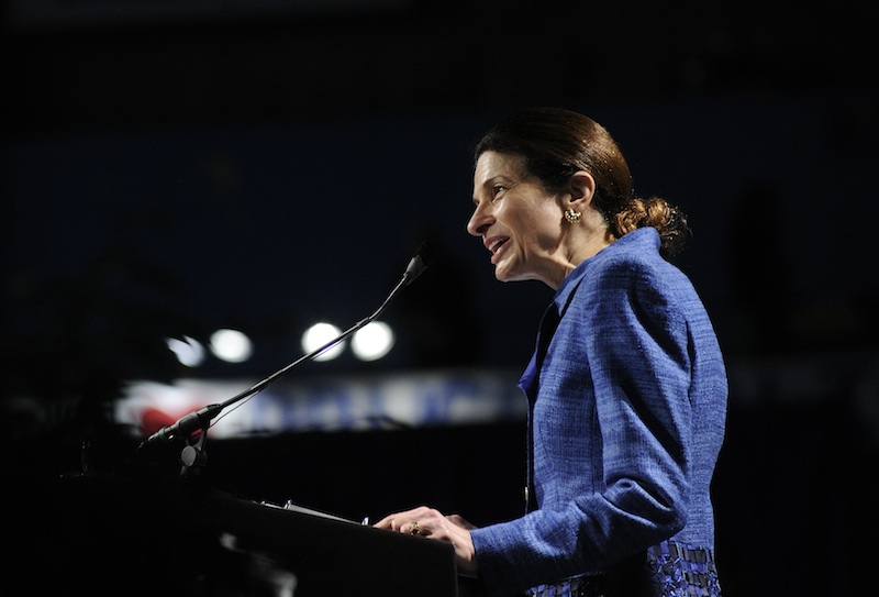 In her convention speech, Sen. Olympia Snowe recapped highlights of a political career that began in 1973 with her election to the Maine House of Representatives.