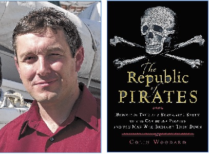 NBC plans a TV series based on a book by Maine author Colin Woodard, left, "The Republic of Pirates: Being the True and Surprising Story of the Caribbean Pirates and The Man Who Brought Them Down" (Harcourt, 2007).