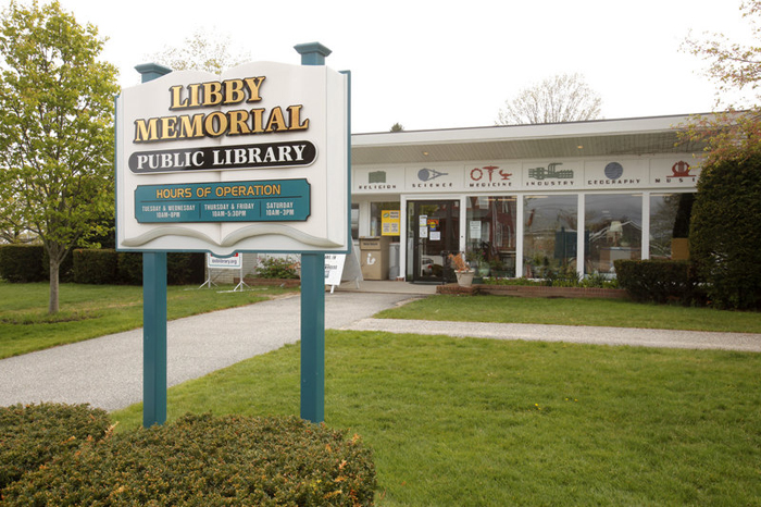 The Libby Memorial Library's website still carries a scroll saying that, "due to impending closure," library materials need to be returned by Wednesday.
