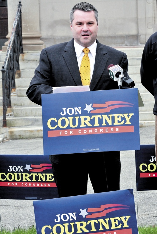 State Sen. Jon Courtney begins his congressional campaign with a stop in Waterville on Thursday. He is running in the 1st District.