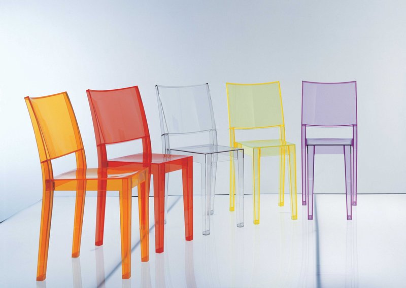 La Marie chairs from Kartell. The Italian design company has frequently dominated the synthetic materials marketplace, with wow-factor pieces.