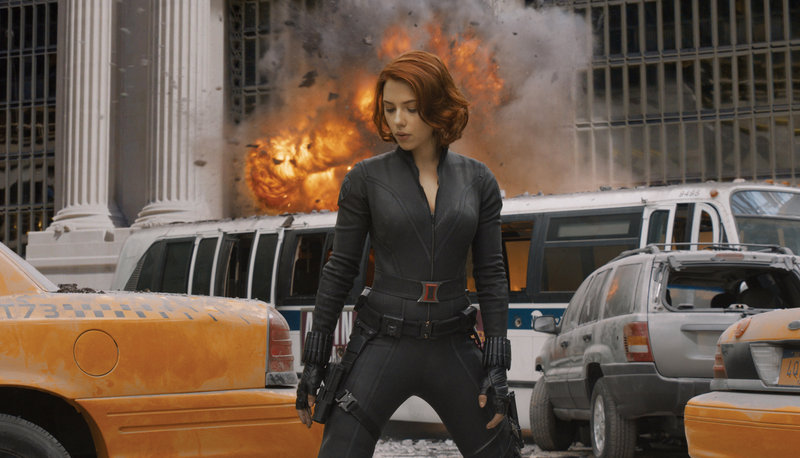 Scarlett Johansson stars as Black Widow in “The Avengers.”