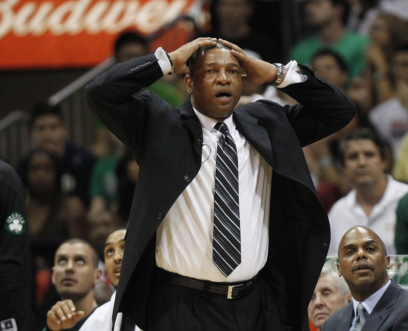 Celtics Coach Doc Rivers didn’t like everything he saw Tuesday, but his team did enough to tie the series.