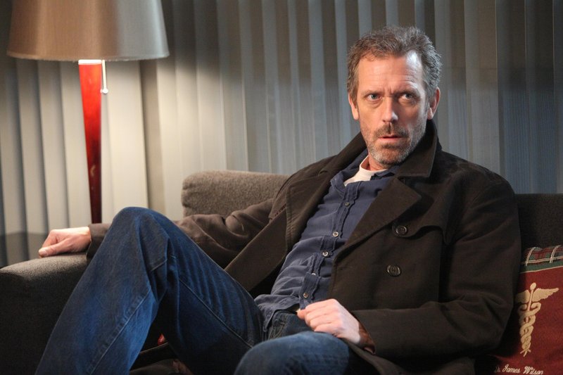 Hugh Laurie in "House," which, after eight seasons, has its final episode May 21.
