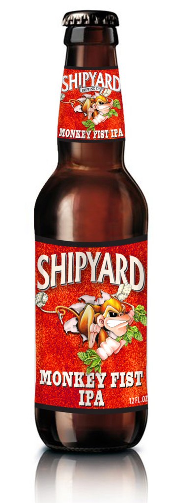 Shipyard Monkey Fist IPA is a response to stronger IPAs from the West Coast.