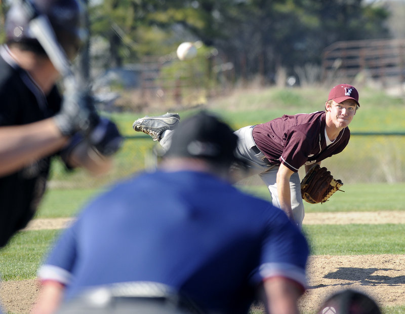 Sawyer Williams frustrated Greely’s powerful offense but was hurt by errors that led to three unearned runs in Freeport’s 4-2 loss Monday.