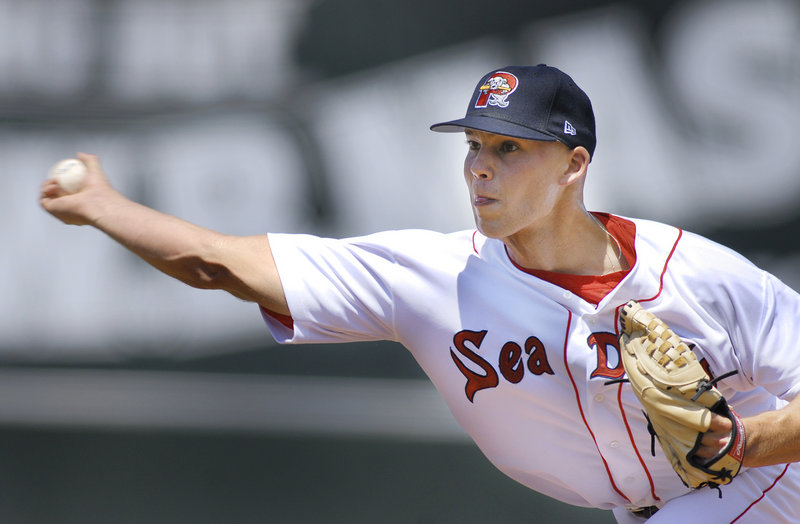 Justin Masterson was a starting pitcher for the Portland Sea Dogs in 2007-08, then became a reliever for the Red Sox, but he was traded to the Cleveland Indians in 2009 for Victor Martinez. Now, Masterson is a mainstay in Cleveland’s rotation.