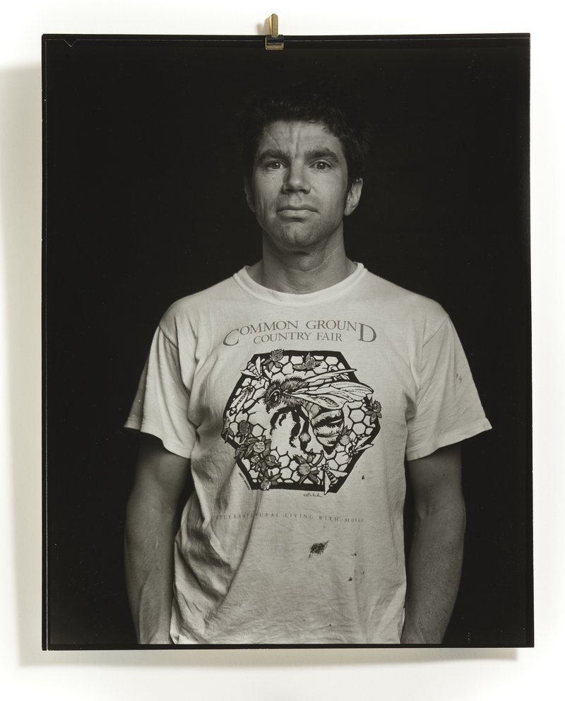 Luc Demers' "Memory Portrait: Gideon", at the Ogunquit Museum of American Art.