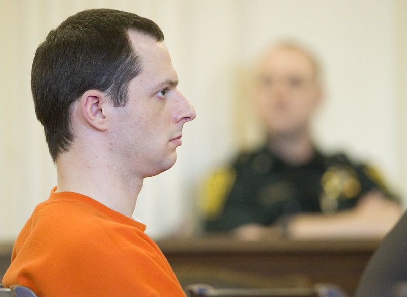 Jason Twardus attends Friday’s hearing in York County Superior Court on his motion for a new trial. Twardus is serving a 38-year prison sentence after being convicted of murder for the 2007 strangulation death of his former fiancee, 30-year-old Kelly Gorham.