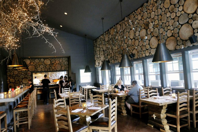 Earth officially opened for its second season last weekend. The restaurant’s dining room is distinctive.