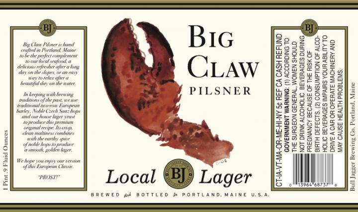Big Claw Pilsner from Bull Jagger Brewing Co. just made it to store shelves last week. Draft versions of Big Claw will show up occasionally at some specialty beer bars, but not for a while.