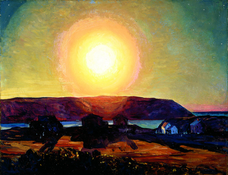 "Late Afternoon, Monhegan Island" by Rockwell Kent.