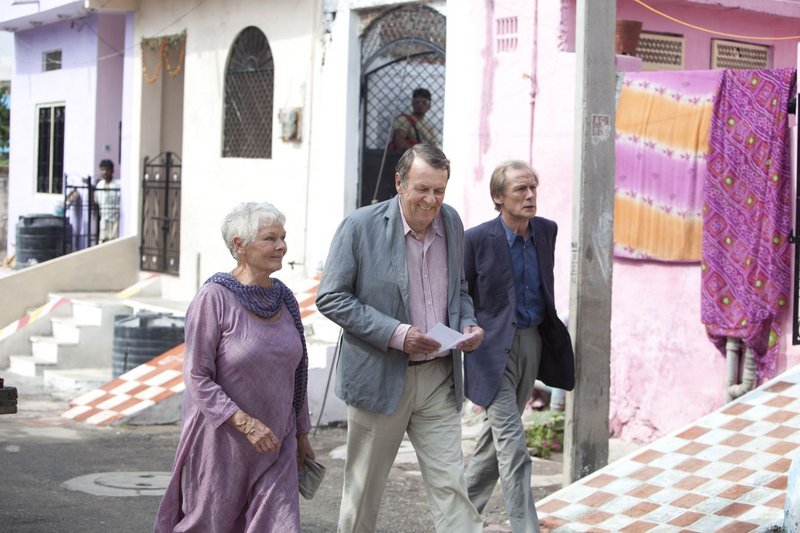 Judi Dench, Tom Wilkinson and Bill Nighy travel to India in “The Best Exotic Marigold Hotel.”