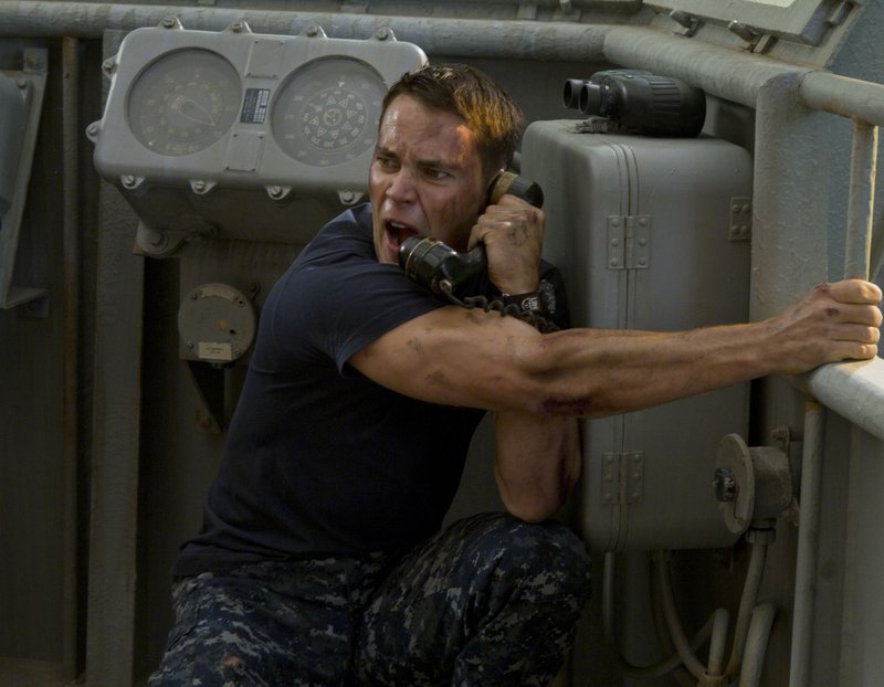 Taylor Kitsch is an officer with discipline issues in "Battleship."