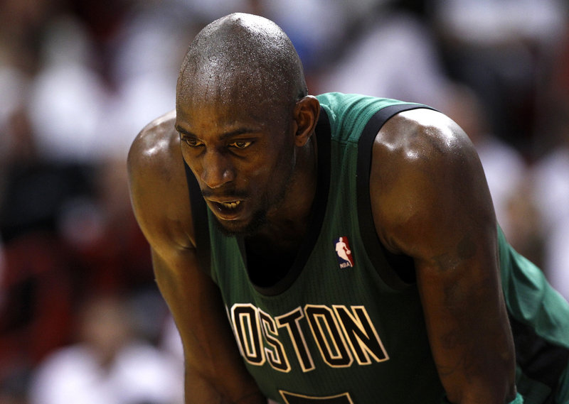 Kevin Garnett and the Boston Celtics have to throw the Miami Heat off their game to have a chance.