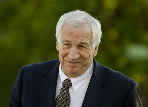 FILE - This April 5, 2012 file photo shows Jerry Sandusky arriving at the Centre County Courthouse in Bellefonte, Pa. A simple question could be the key to the case against Jerry Sandusky: Will the young men who contend the former Penn State assistant football coach sexually abused them be viewed as credible witnesses? (AP Photo/Matt Rourke, File)