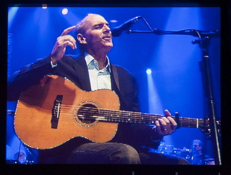 Singer-songwriter James Taylor performs Sunday night at the Cumberland County Civic Center in Portland.