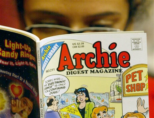 Debuted in 1941, carrot-topped Archie Andrews has percolated into pop culture from comics pages to airwaves. The fictional characters' band, the Archies, had a 1969 hit with "Sugar, Sugar"; the Archie-related "Sabrina the Teenage Witch" TV series had a popular run in the late 1990s and early 2000s.