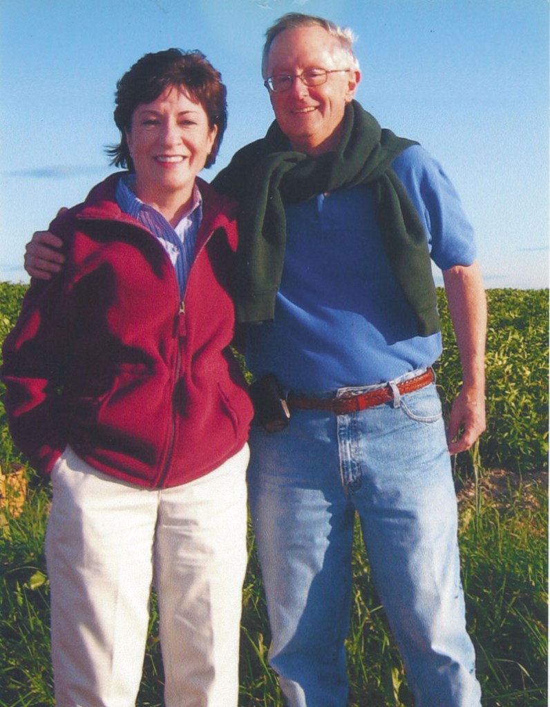 U.S. Sen. Susan Collins and Thomas Daffron.