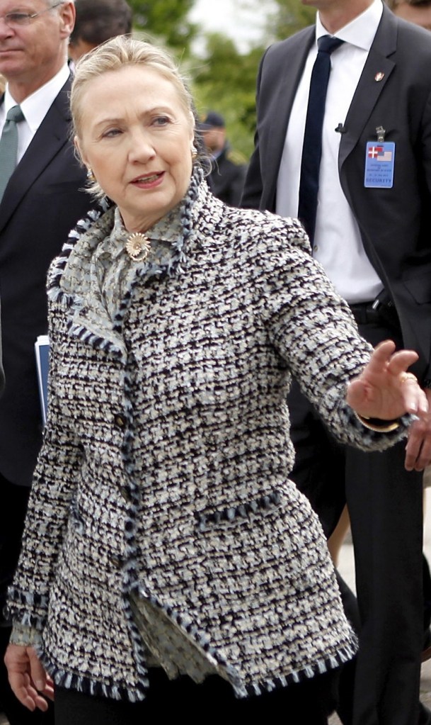 Secretary of State Hillary Rodham Clinton arrives in Denmark on Thursday.