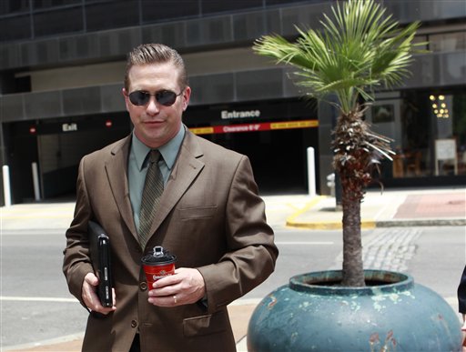 Actor Stephen Baldwin arrives at Federal Court in New Orleans in this June 4, 2012, photo.