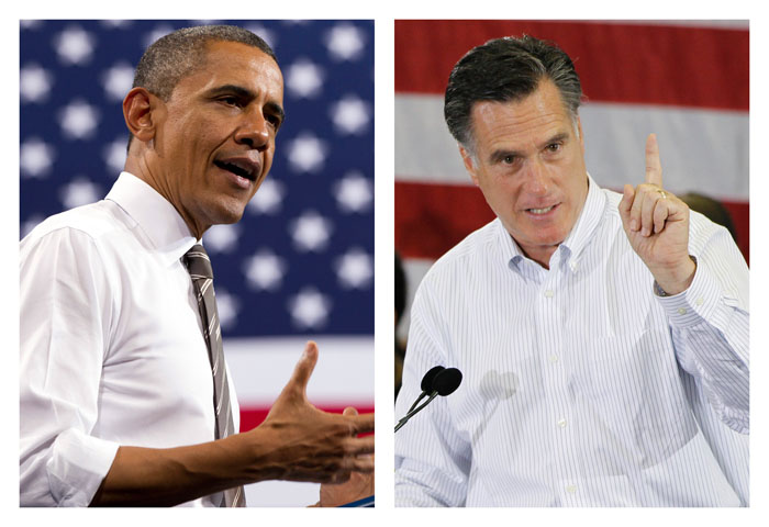 Republican challenger Mitt Romney has exploited Americans' economic concerns and moved into a virtually even position with President Barack Obama.