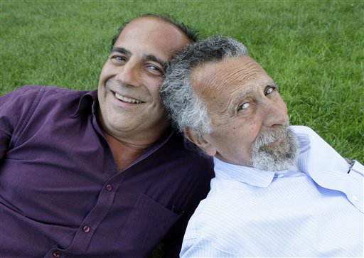 Brothers Tom, left, and Ray Magliozzi have hosted "Car Talk" for 25 years.