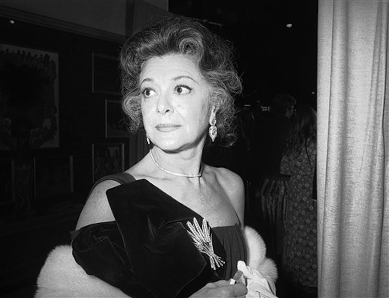 This Nov. 5, 1971 file photo shows actress Ann Rutherford in New York. Rutherford, who played Scarlett O'Hara's sister Carreen in the 1939 movie classic "Gone With the Wind," died at her home in Beverly Hills, Calif. on Monday, June 11, 2012. She was 94. (AP Photo/HF) Standing;Looking Away;Fame;Contemplation