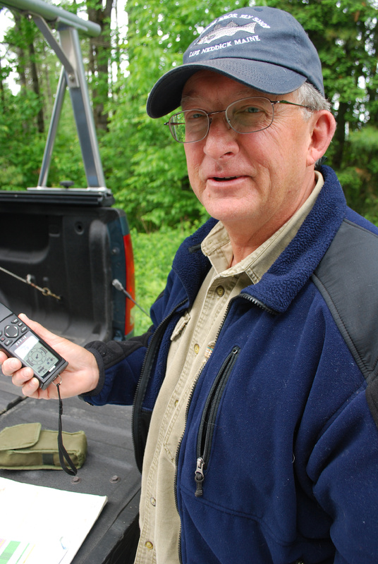 Part of the Maine Brook Trout Pond Survey requires hiking into remote ponds, something the volunteer fishermen participating in the survey enjoy doing. Last year, Jerry Derosier of Wells managed to survey 19 ponds for the state.